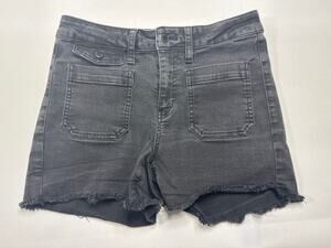Judy Blue Women's Faded Black Stretch  Cut Off Shorts - Size M (27x3.5)*